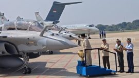 Jet Rafale TNI dipamerkan Presiden Prabowo di Halim Perdanakusuma