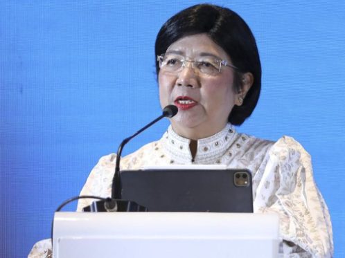 Destry Damayanti ditunjuk sebagai Pejabat Gubernur Bank Indonesia menggantikan sementara Perry Warjiyo.