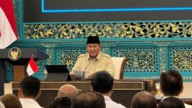 Presiden Prabowo Subianto berbicara mengenai konflik global, persatuan elite bangsa, dan swasembada pangan saat bertemu Kadin Indonesia di Istana Negara.
