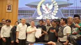 Massa AMPB dari Pati membubarkan diri usai audiensi dengan pimpinan DPR RI