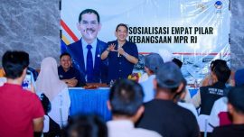 Asep Wahyuwijaya saat Sosialisasi Empat Pilar MPR RI di Cigudeg Bogor